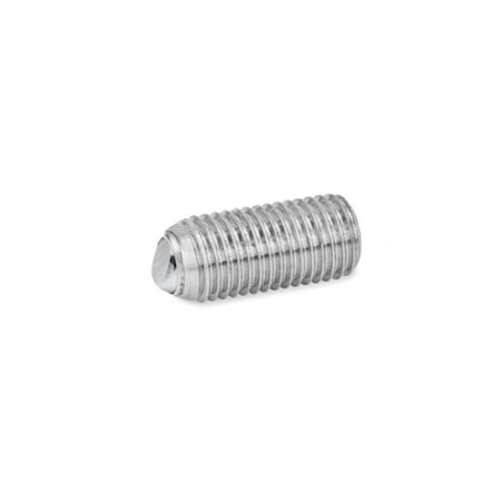 J.W. Winco GN605-M8-10-VN Socket Set Screw 605-M8-10-VN